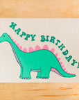 Birthday Dino Card