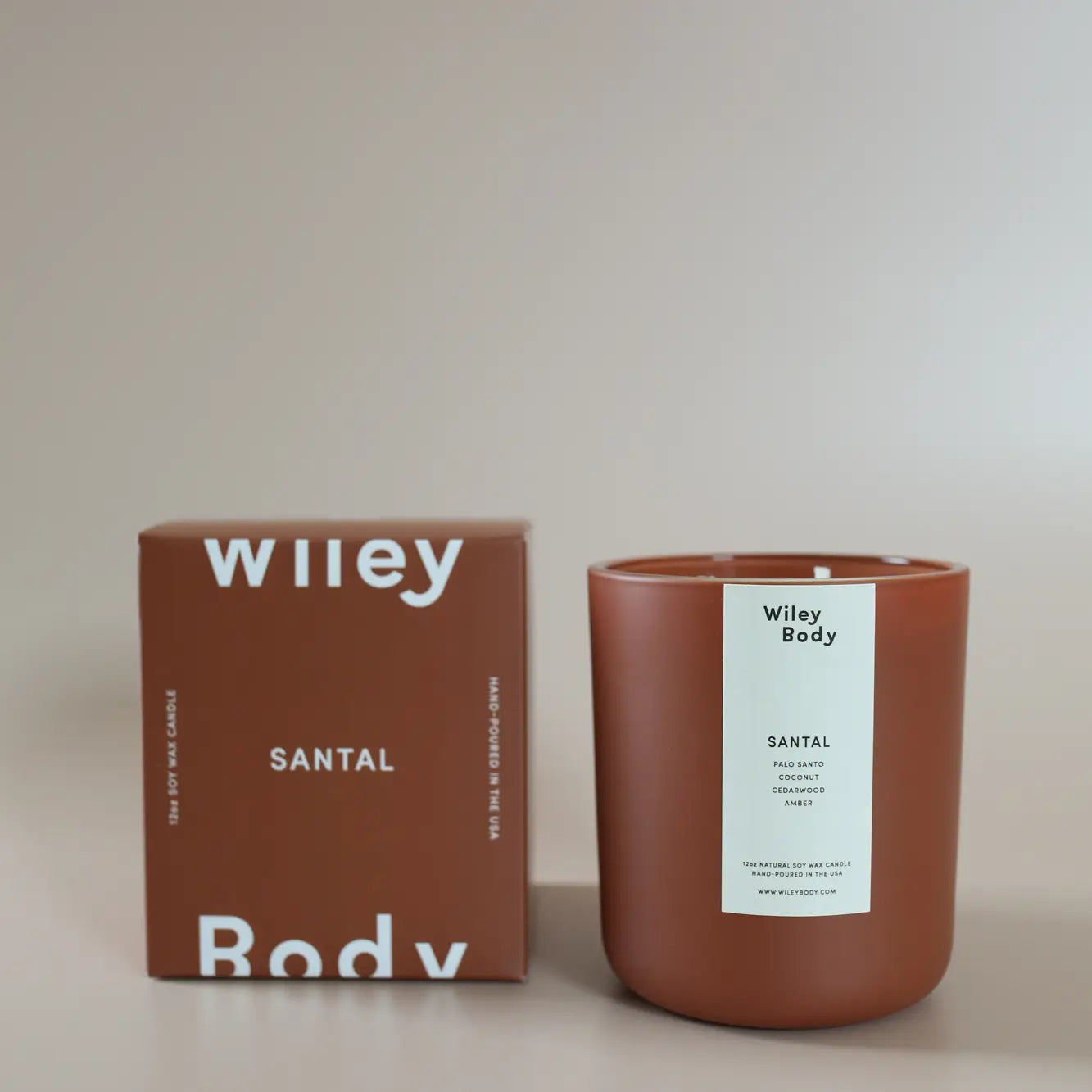 The Candle- Santal by Wiley Body