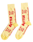 Butter Large Crew Adult Socks by Yellow Owl Workshop