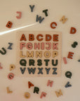 Wooden Alphabet Puzzel by Mushie