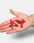 Bow Snap Clips in Cherry by Chunks
