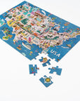 See the USA! Puzzle - 100 large pieces by Nolja Play