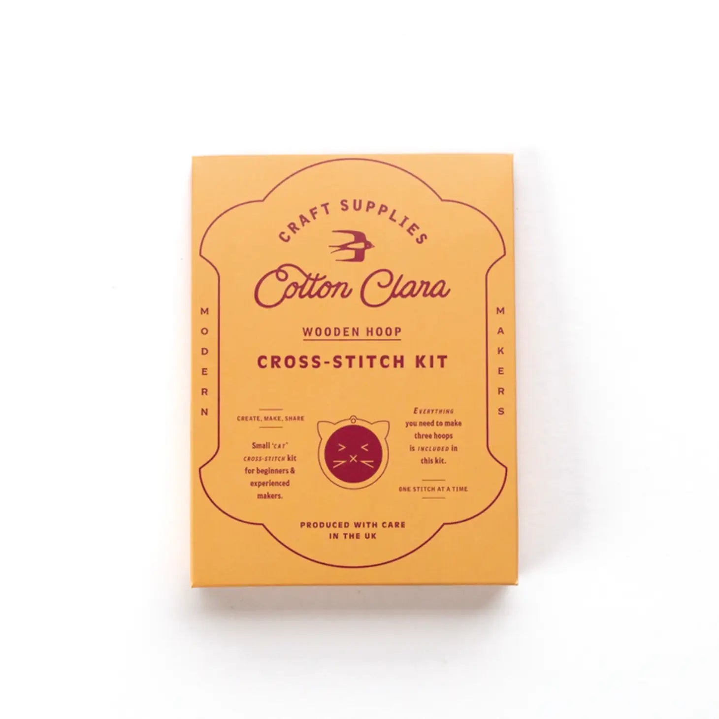 Mini Cats Cross Stitch Kit by Cotton Clara