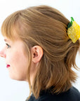 Midi Lemon Hair Claw