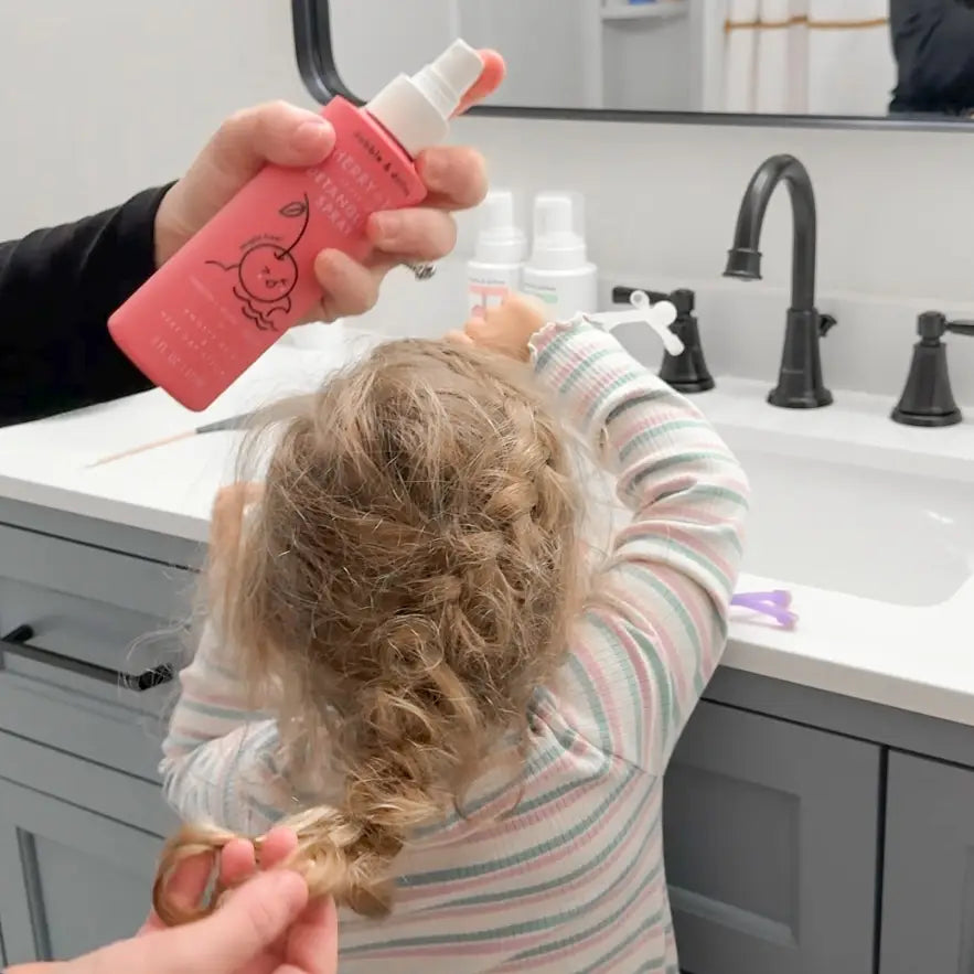 Cherry on Top Detangling Spray – Mochi Kids