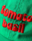 Tomato Basil Foodie Adult Dad Hat by The Silver Spider