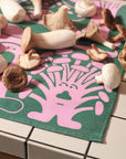 Mushrooms Woven Cotton Tea Towel