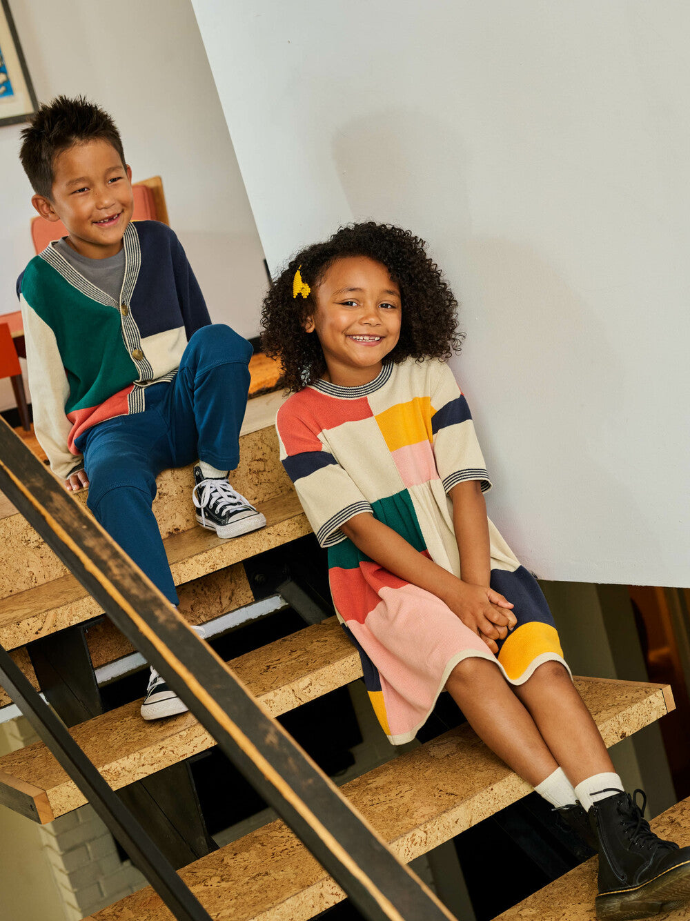 Colorblock Sweater Dress by Tea Collection