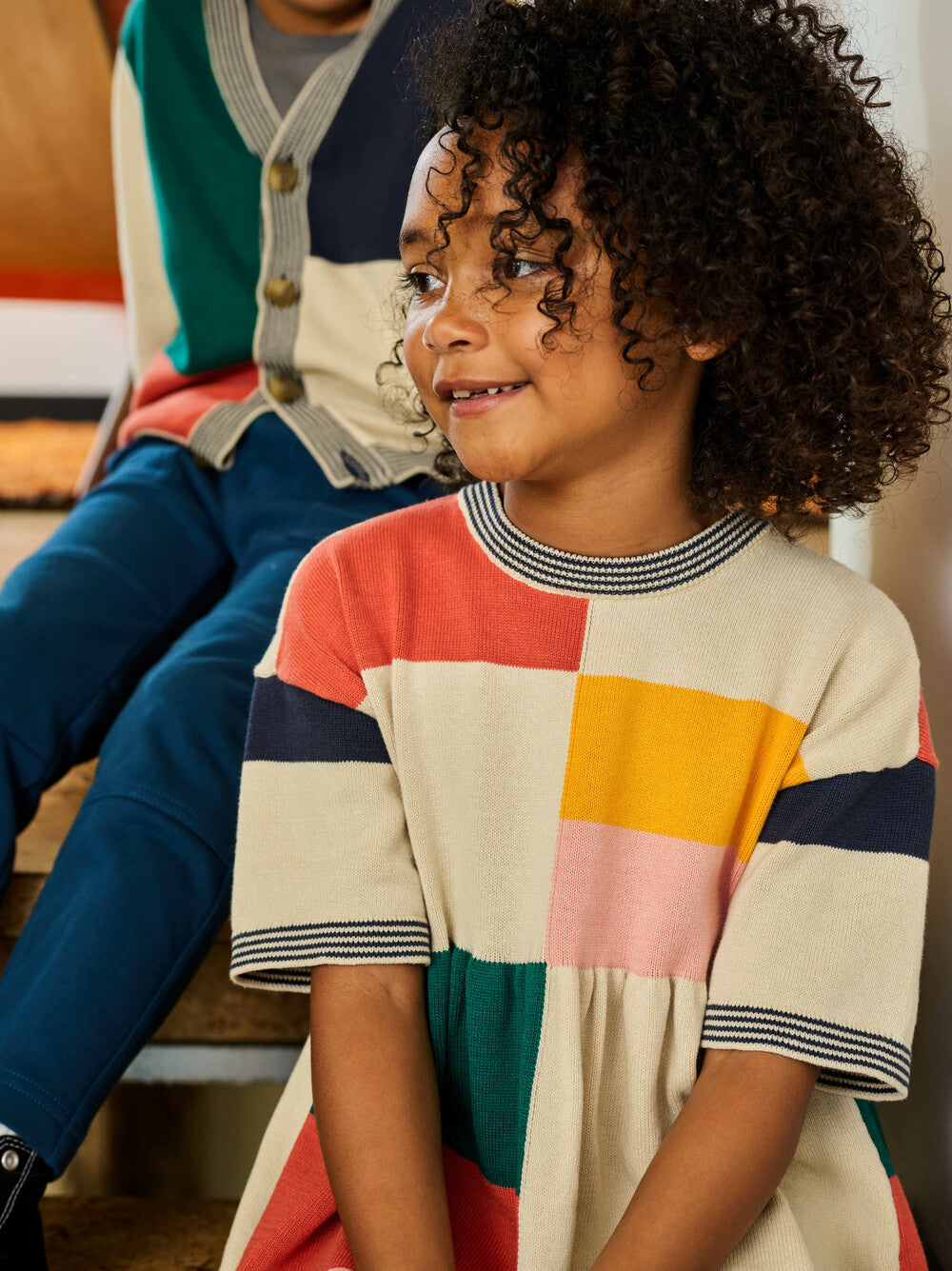 Colorblock Sweater Dress by Tea Collection