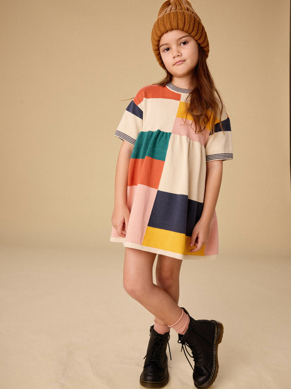 Colorblock Sweater Dress by Tea Collection