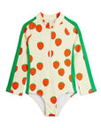 Strawberries AOP UV Swimsuit by Mini Rodini