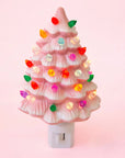 Vintage Tree Night Light - Pink