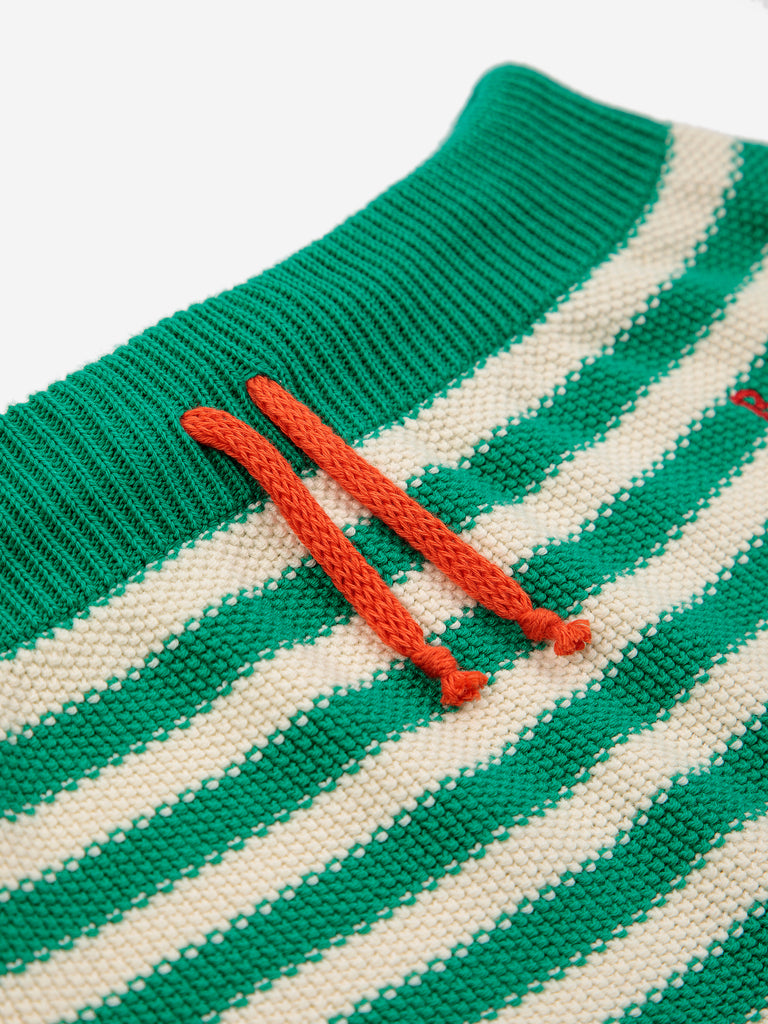 Baby Stripes Knitted Culotte by Bobo Choses