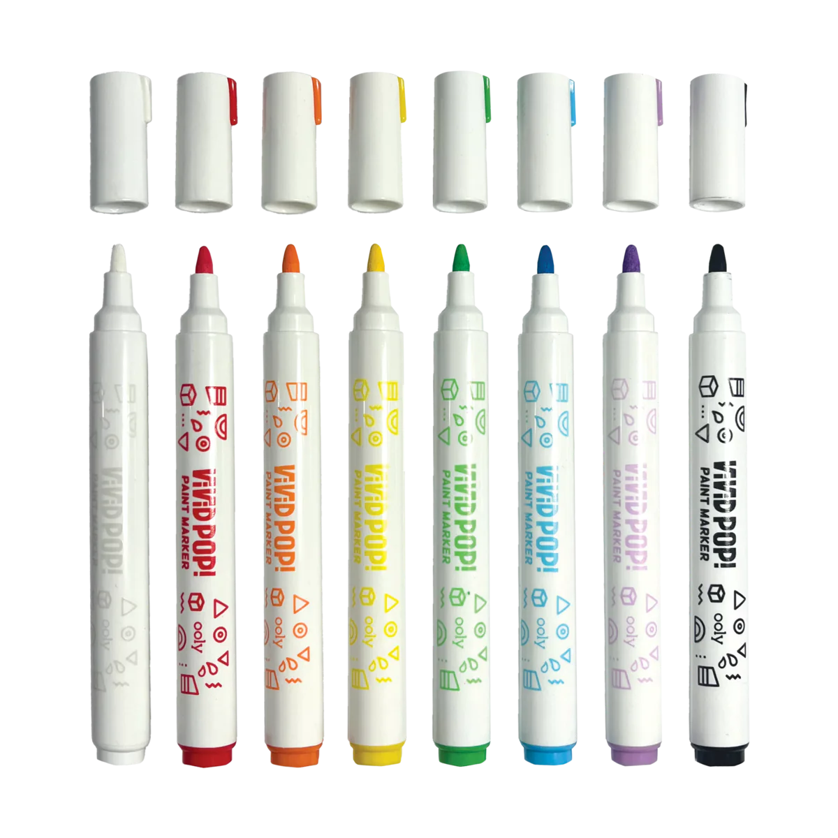 Classic Vivid Pop! Water Based Paint Markers by Ooly