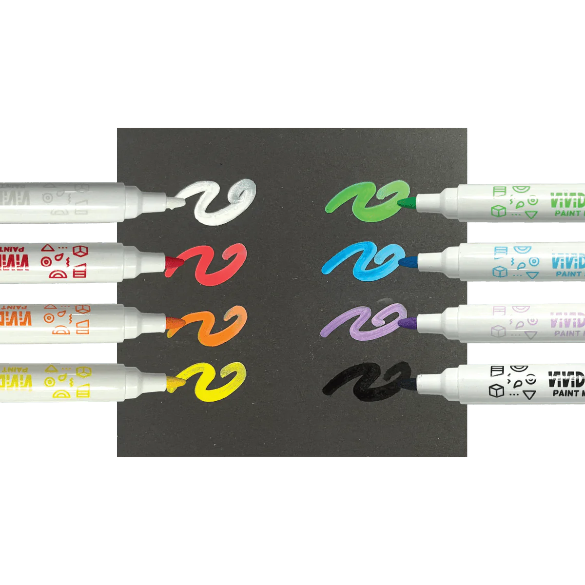 Classic Vivid Pop! Water Based Paint Markers by Ooly