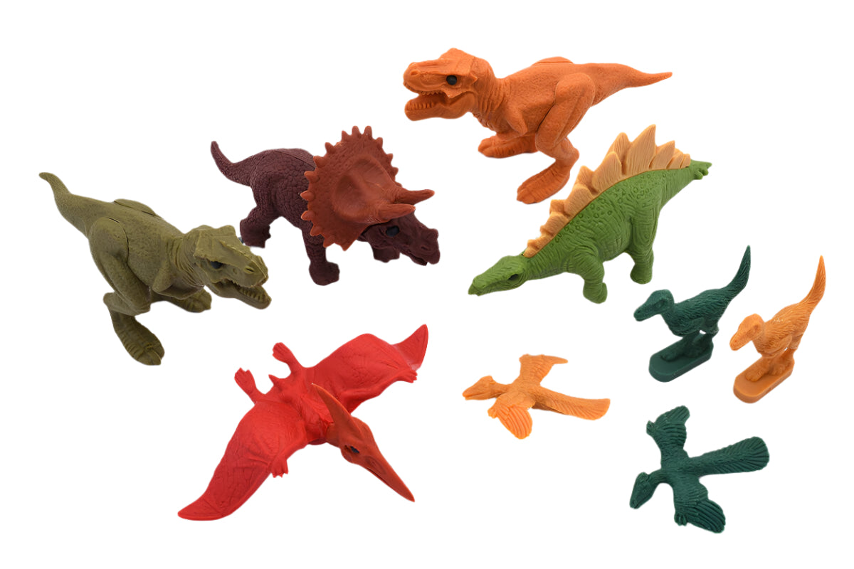 Dinosaur Eraser Set by Iwako
