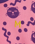 SALE Squiggly Cats Sweatshirt-Pink by Mini Rodini