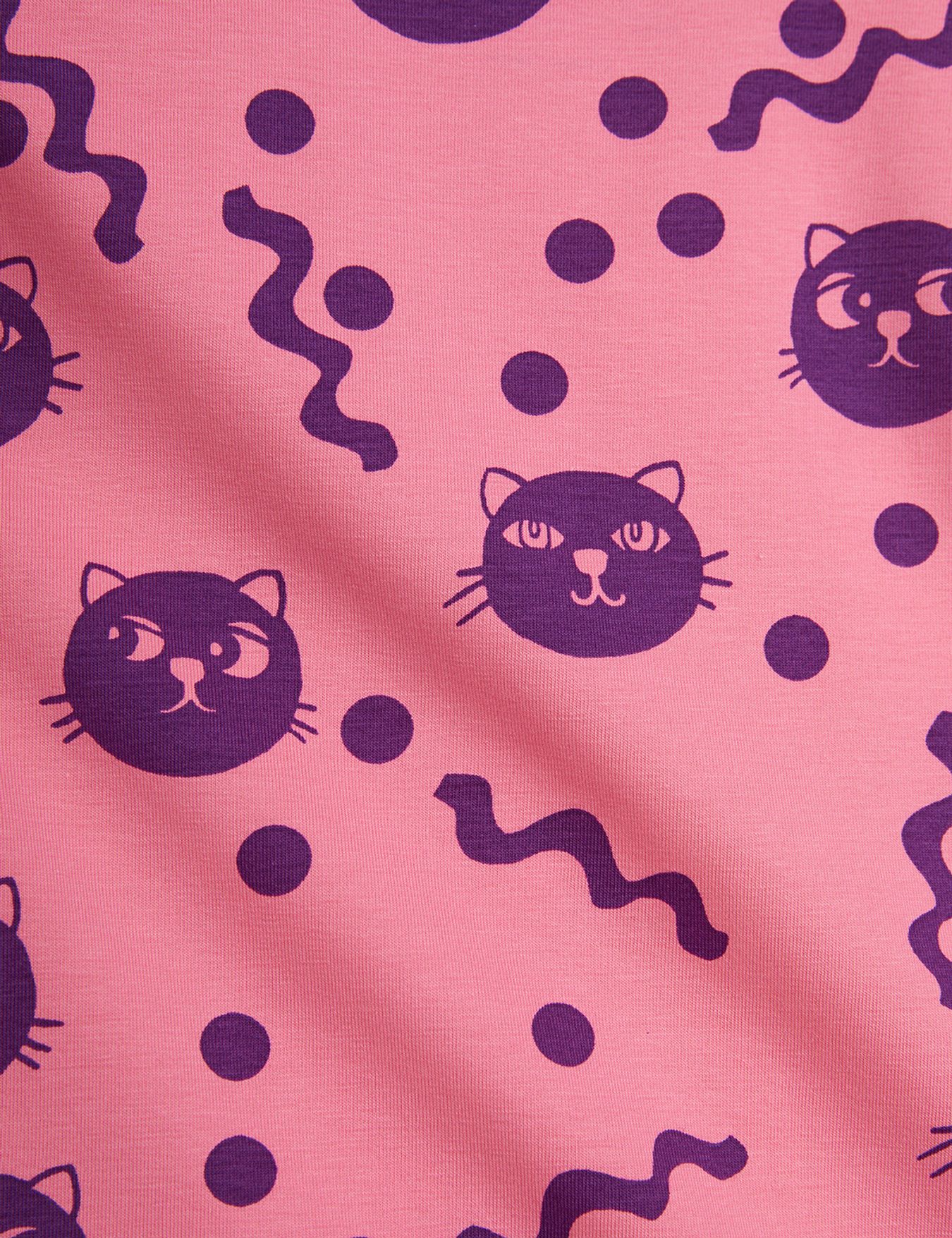 SALE Squiggly Cats Leggings-Pink by Mini Rodini