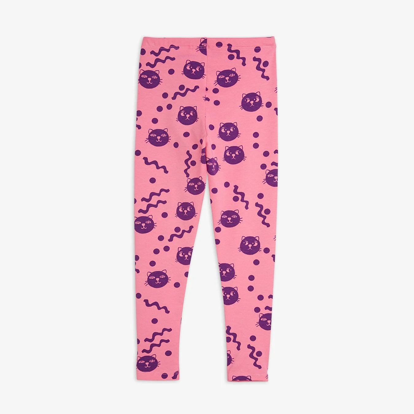 SALE Squiggly Cats Leggings-Pink by Mini Rodini