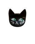 black cat mini hair clip claw