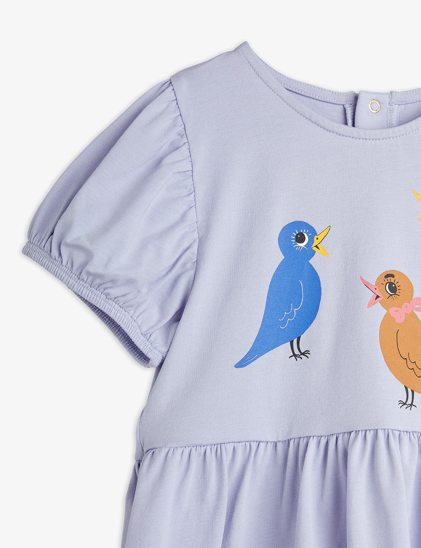 Purple Birds Dress by Mini Rodini