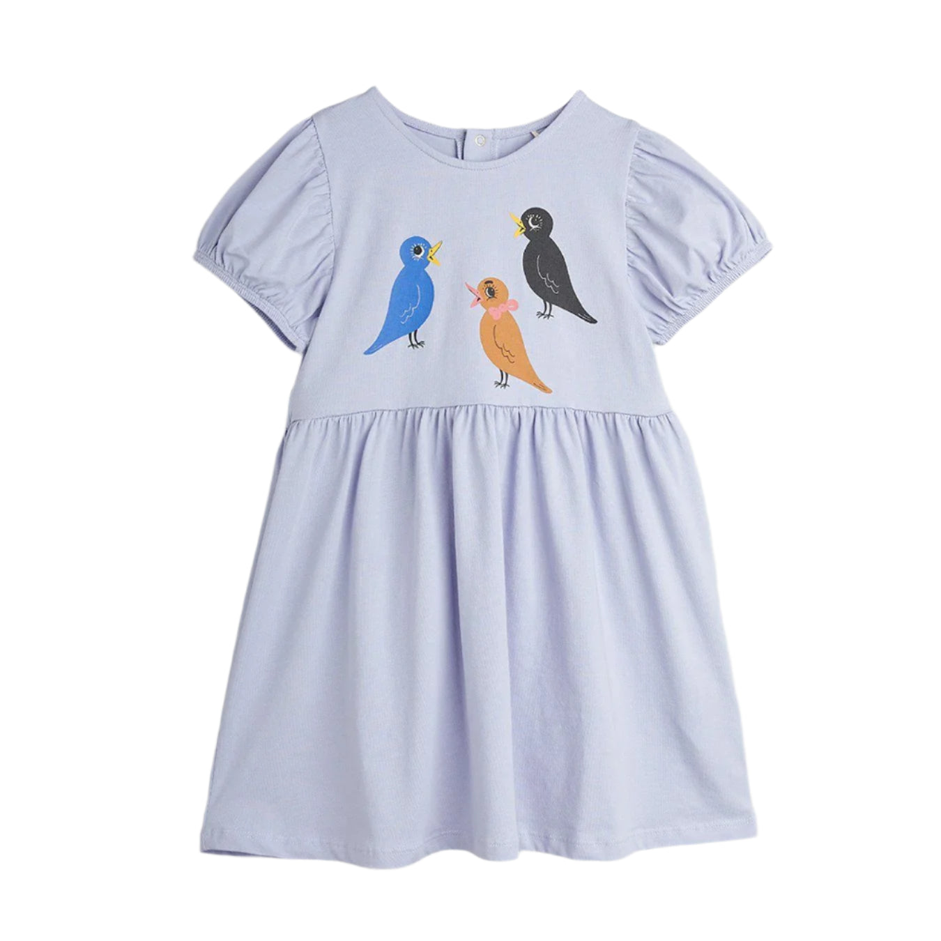 Purple Birds Dress by Mini Rodini