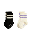 2-Pack Stripe Baby Socks by Mini Rodini