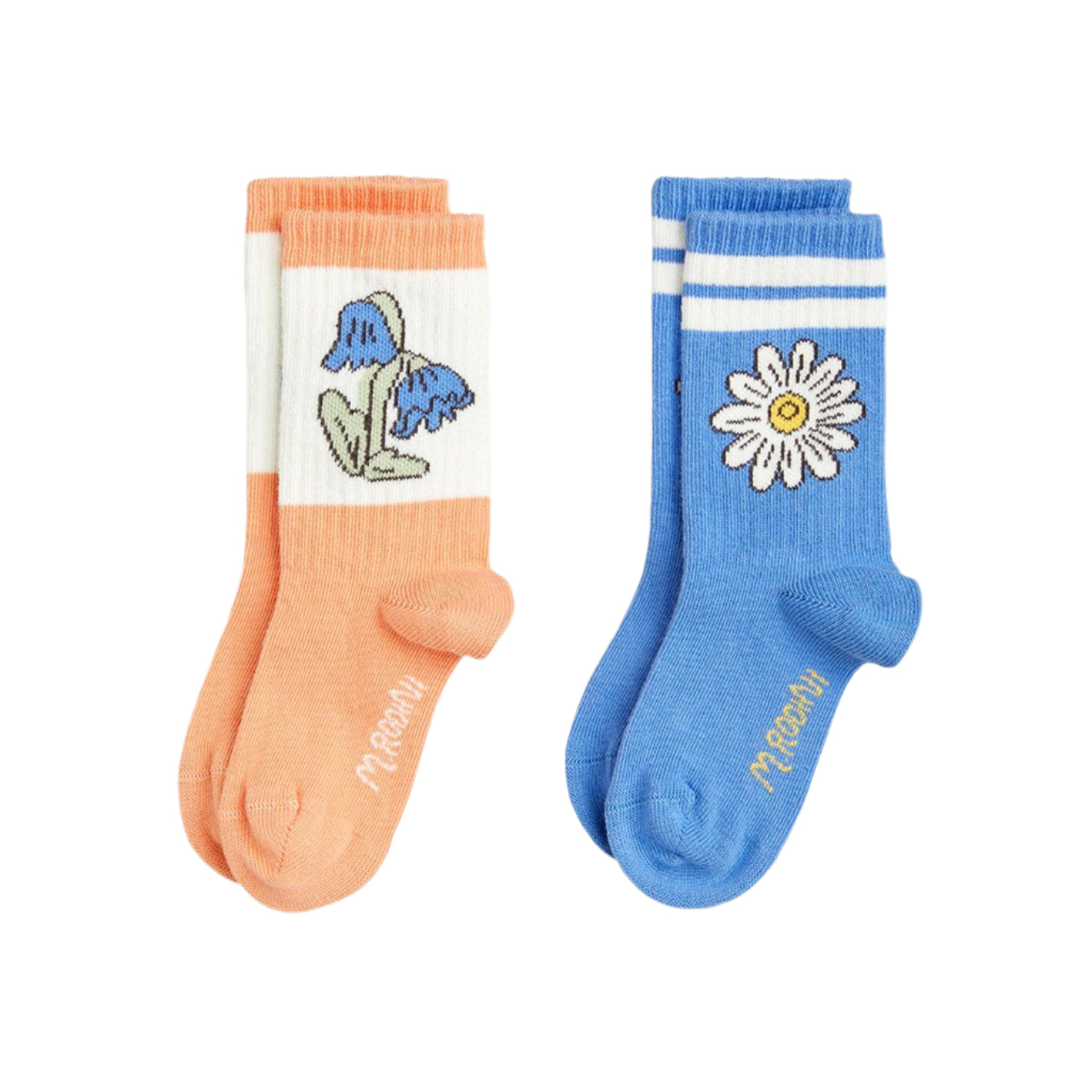 Flower 2-Pack Socks by Mini Rodini