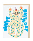 Party Cheetah Birthday Card by Egg Press