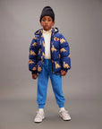 Dino Puffer Jacket by Mini Rodini