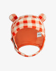 Gingham Fleece Baby Hat by Mini Rodini