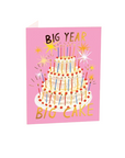 Gigantic Cake Birthday Card