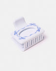 Midi Box Claw in Heirloom Blue