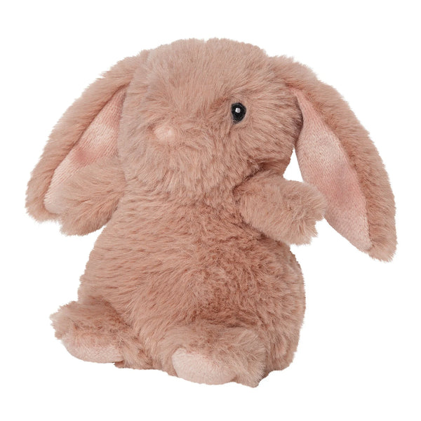 Manhattan Toy Bitty Buddies Nod Dusty Pink Bunny - 6" Weighted Stuffed Animal For Babies