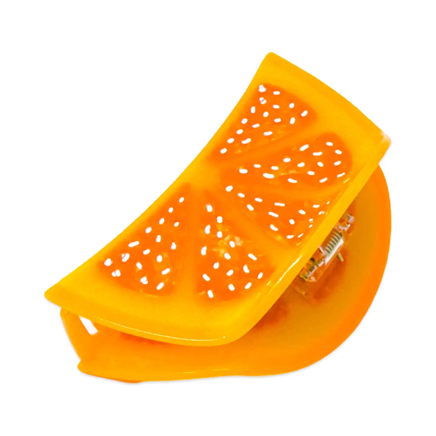 Orange Slice Hair Claw by Jenny Lemons