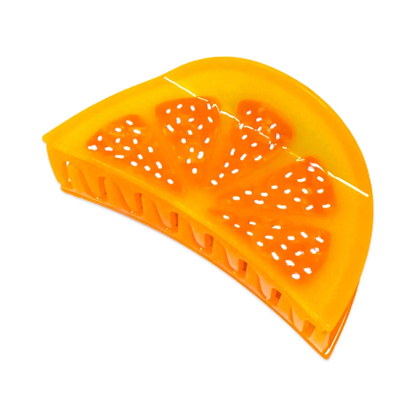 Orange Slice Hair Claw by Jenny Lemons