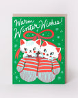Kitten Mittens Holiday Card by HELLO!LUCKY