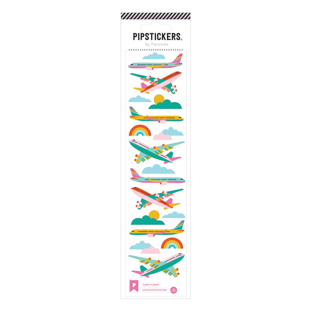 Fuzzy Flights Stickers by Pipsticks