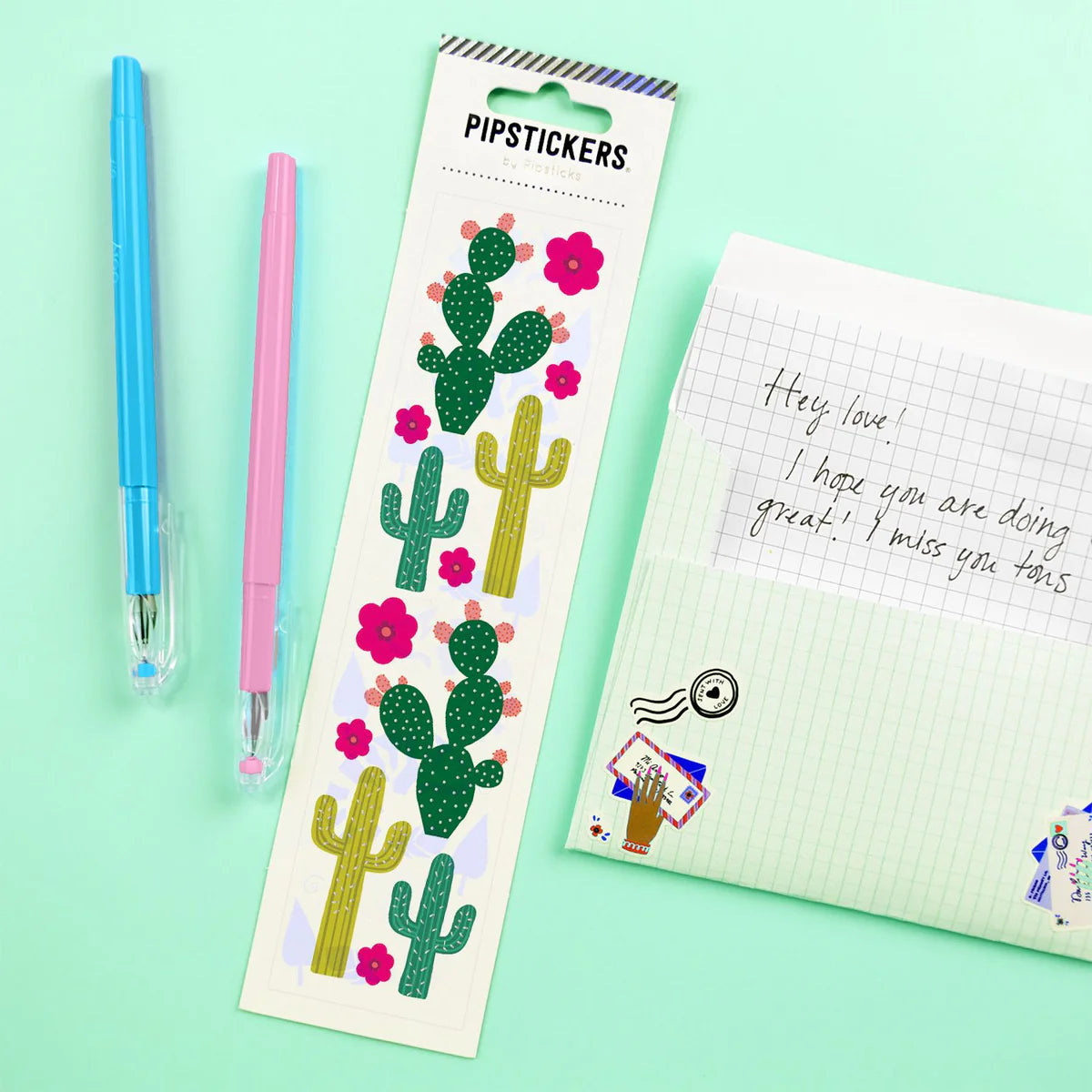 Prickly Petals Stickers by Pipsticks
