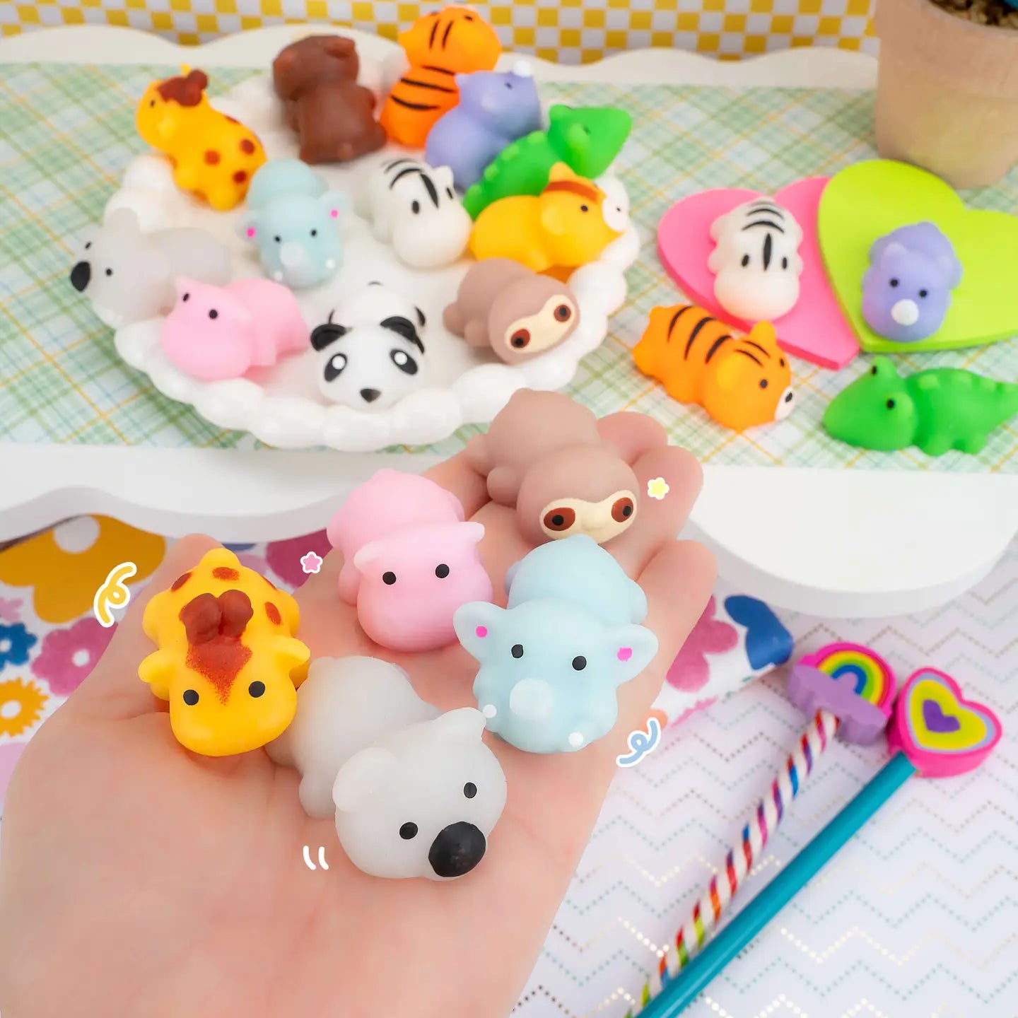 Zoo Animals Mochi Squishy by Kawaii Slime Company