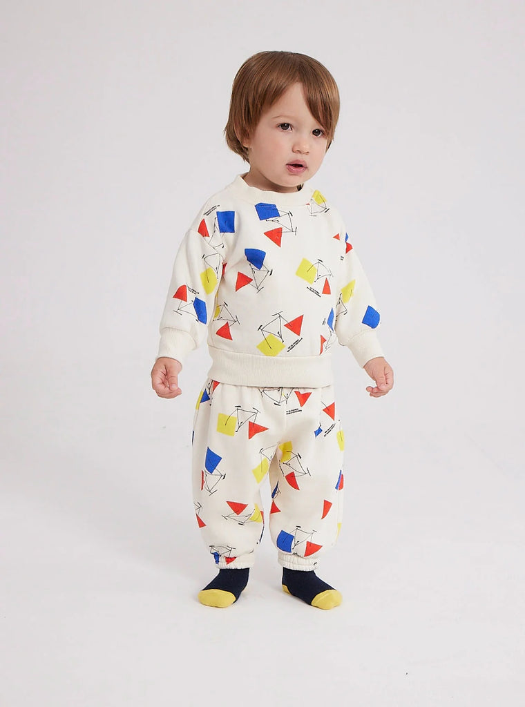 SALE Baby Crazy Bicy All Over Sweatshirt by Bobo Choses