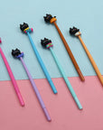 Black Cat Wiggle Gel Pen