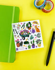 Paw-Sitive Planting Sticker Sheet