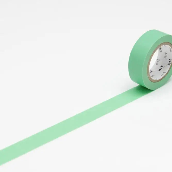 Matte Mint Green Washi Tape by MT Kamoi Kakoshi
