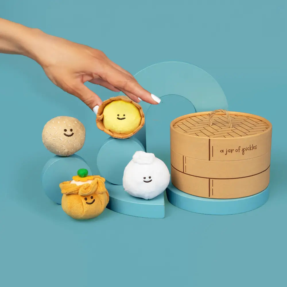 Mini Dim Sum Plushie Set by A Jar Of Pickles