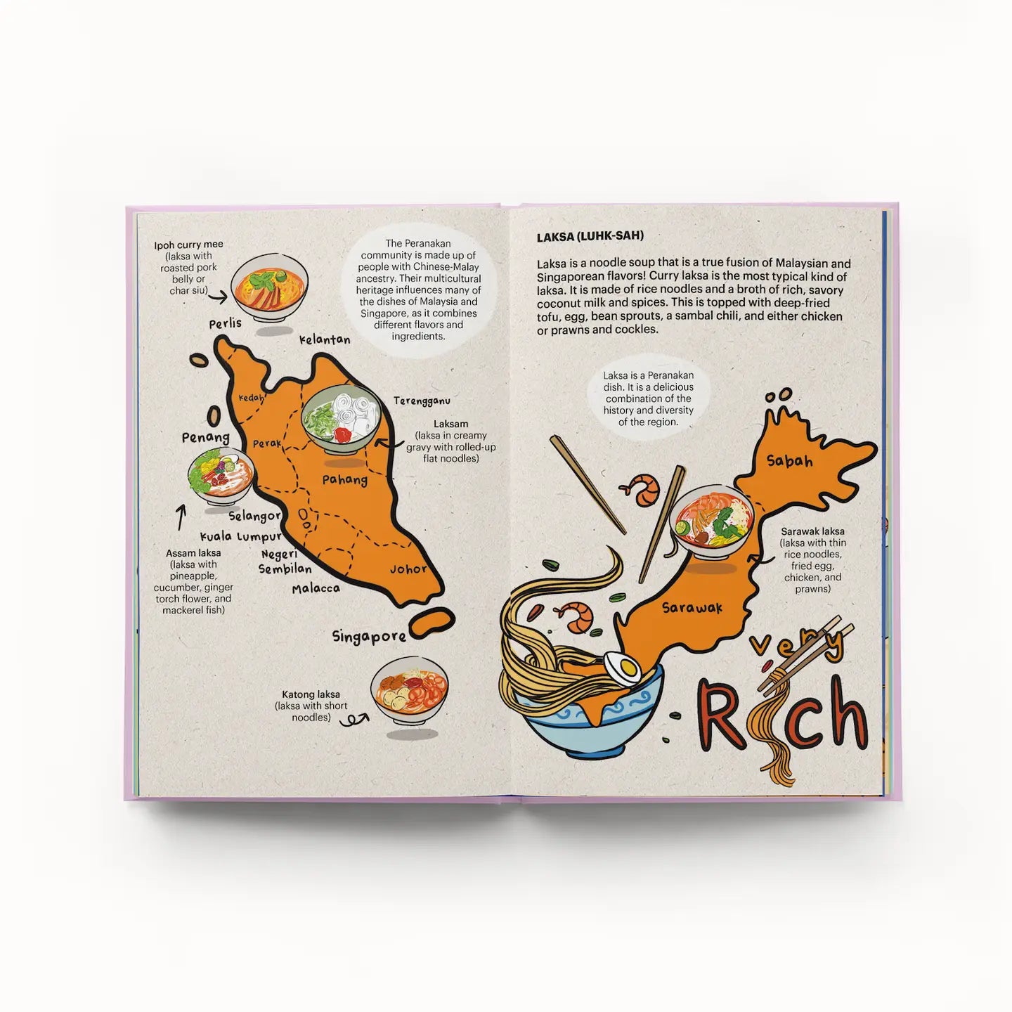 A Very Asian Guide to Malaysian and Singaporean Food Book by Shuli de la Fuente-Lau & Ann Jaafar