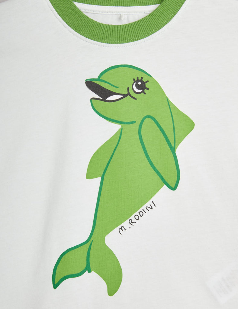 Green Dolphin T-Shirt by Mini Rodini