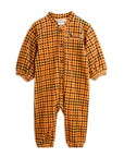 SALE Dog Embroidered Velour Baby Jumpsuit by Mini Rodini