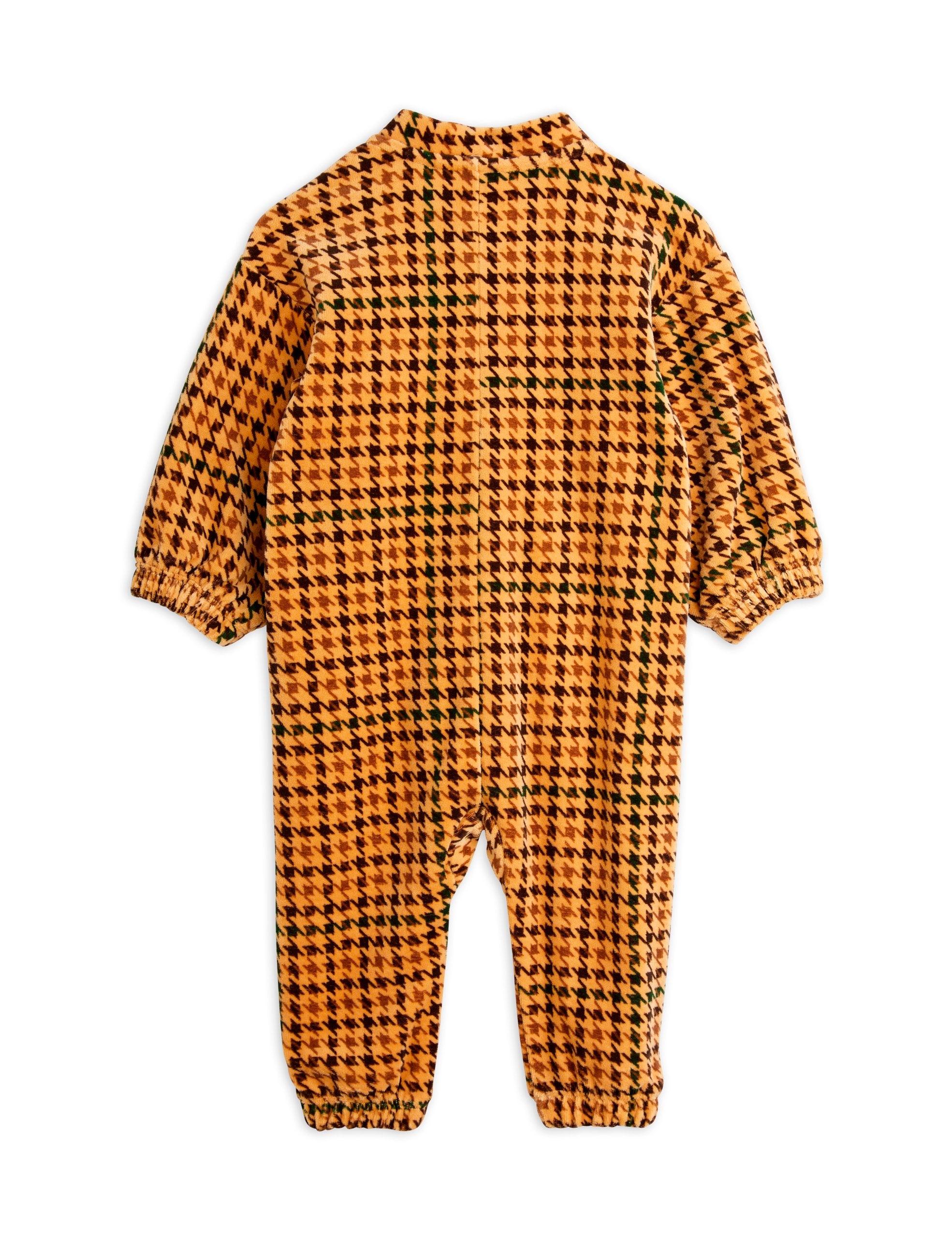 SALE Dog Embroidered Velour Baby Jumpsuit by Mini Rodini