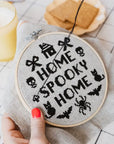 SALE Home Spooky Home Cross Stitch Kit by Cotton Clara